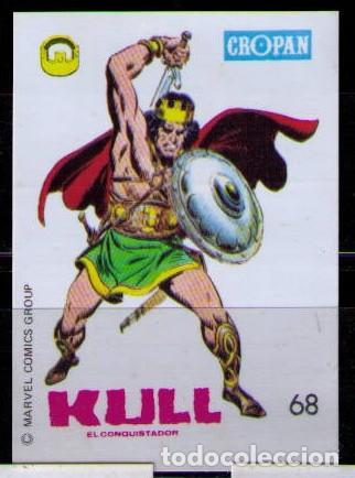 Sammeln alte Sammelbilder: CROMO CROPAN COLECCION MARVEL SUPER HEROES N&ordm; 68 - KULL
