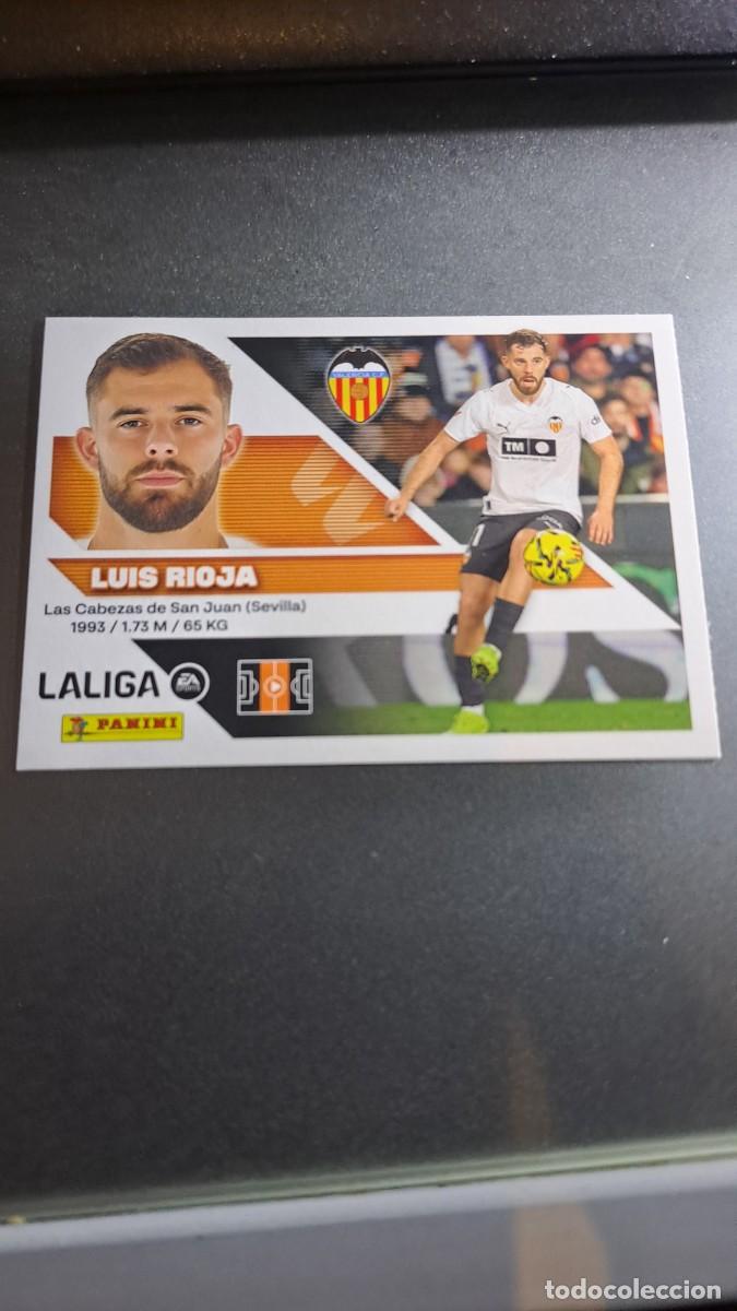Coleccionismo cromos antiguos: CROMO LUIS RIOJA 14 VALENCIA LIGA 2026 2027 26 27 ESTE PANINI NUNCA PEGADO