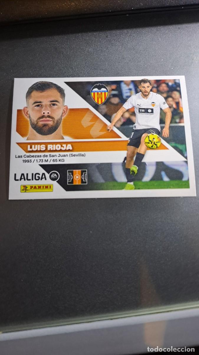 Coleccionismo cromos antiguos: CROMO LUIS RIOJA 14 VALENCIA LIGA 2026 2027 26 27 ESTE PANINI NUNCA PEGADO
