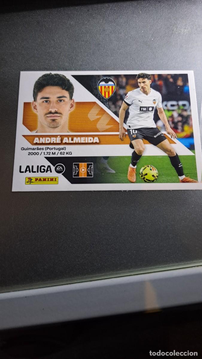 Coleccionismo cromos antiguos: CROMO ALMEIDA 16 VALENCIA LIGA 2026 2027 26 27 ESTE PANINI NUNCA PEGADO