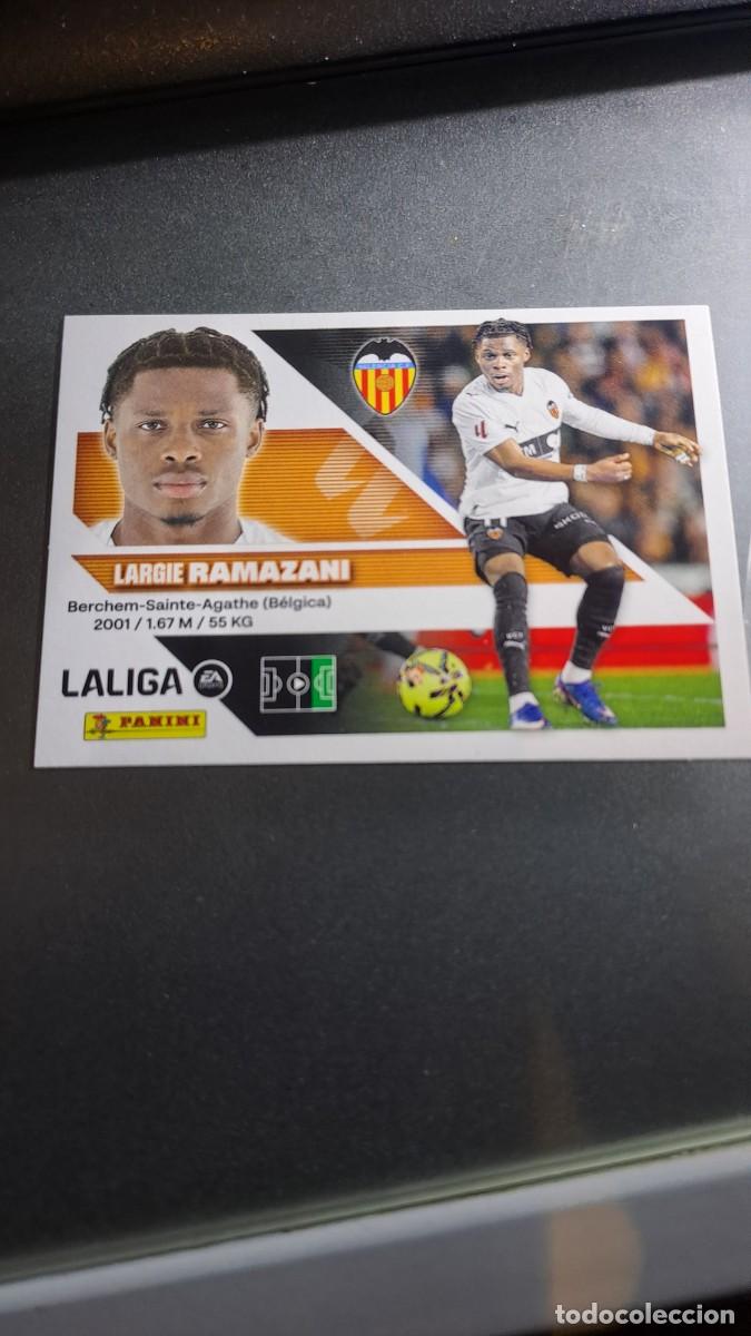 Coleccionismo cromos antiguos: CROMO RAMAZANI 19 VALENCIA LIGA 2026 2027 26 27 ESTE PANINI NUNCA PEGADO