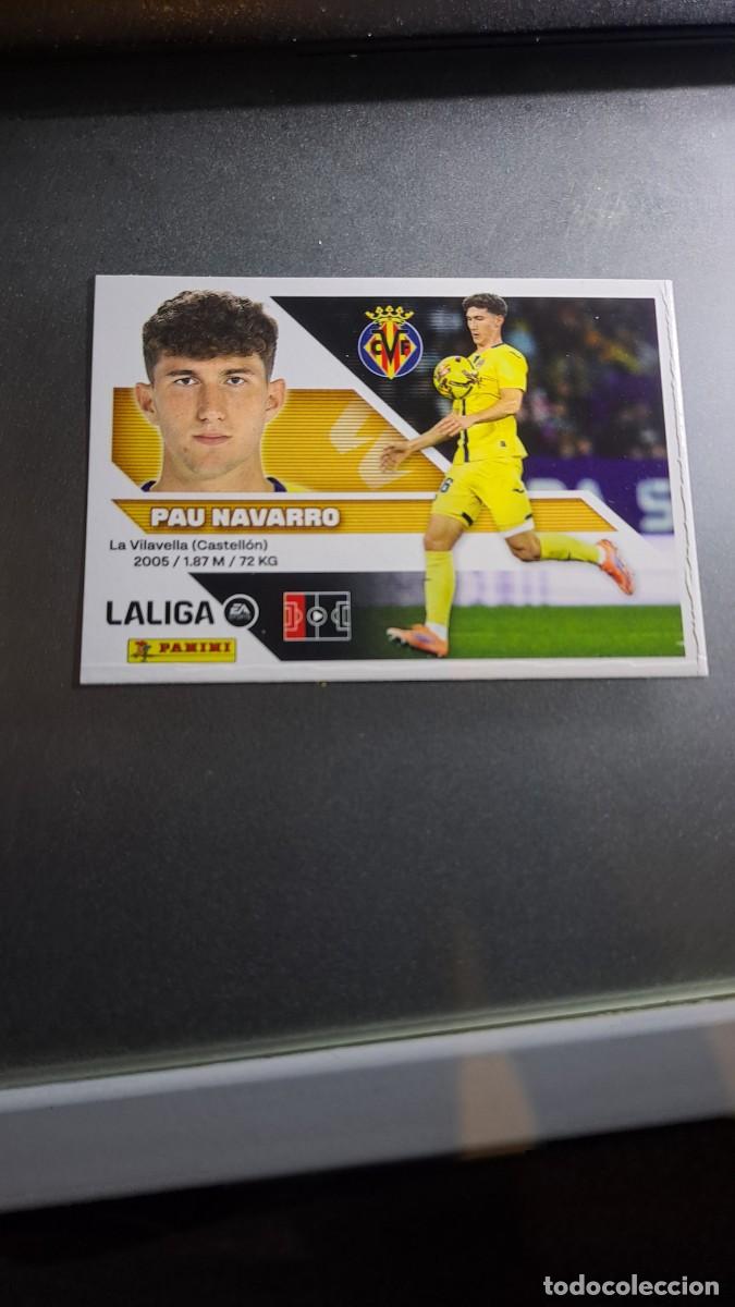 Coleccionismo cromos antiguos: CROMO PAU NAVARRO 6A 6 A VILLARREAL LIGA 2026 2027 26 27 ESTE PANINI NUNCA PEGADO