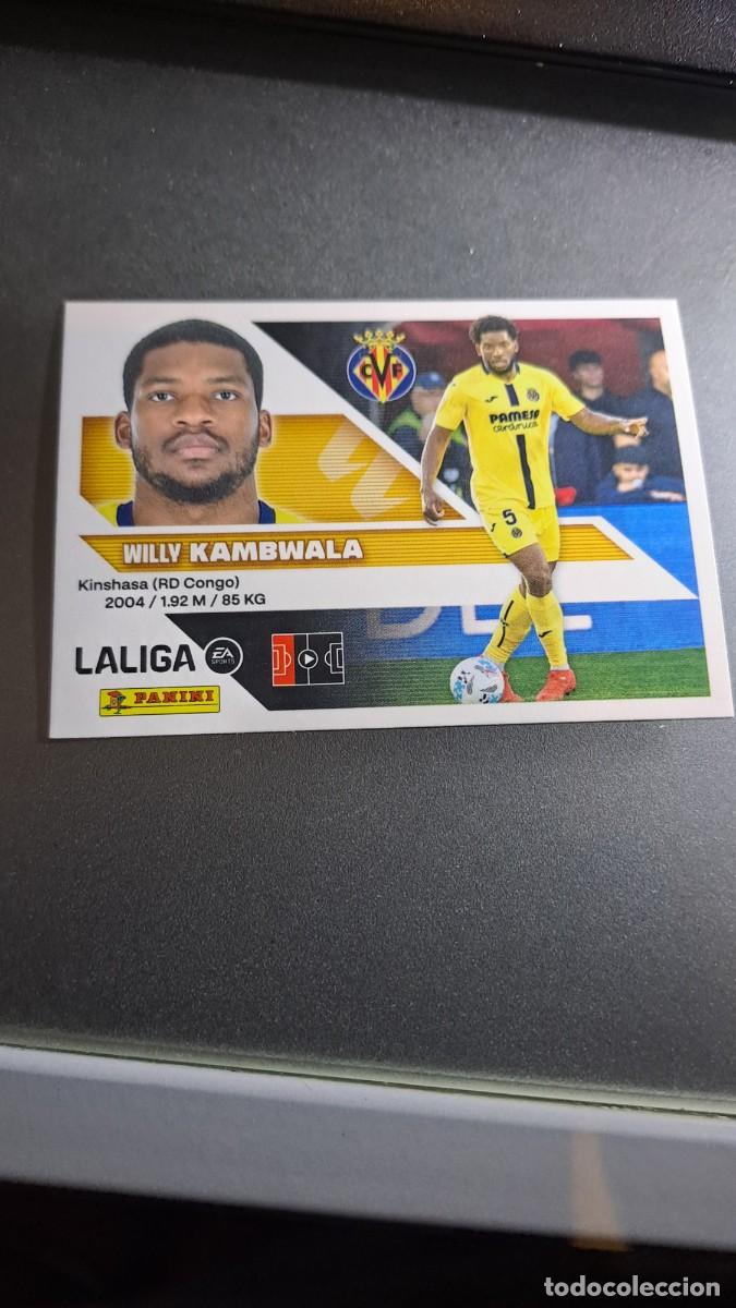 Coleccionismo cromos antiguos: CROMO KAMBWALA 8A 8 A VILLARREAL LIGA 2026 2027 26 27 ESTE PANINI NUNCA PEGADO