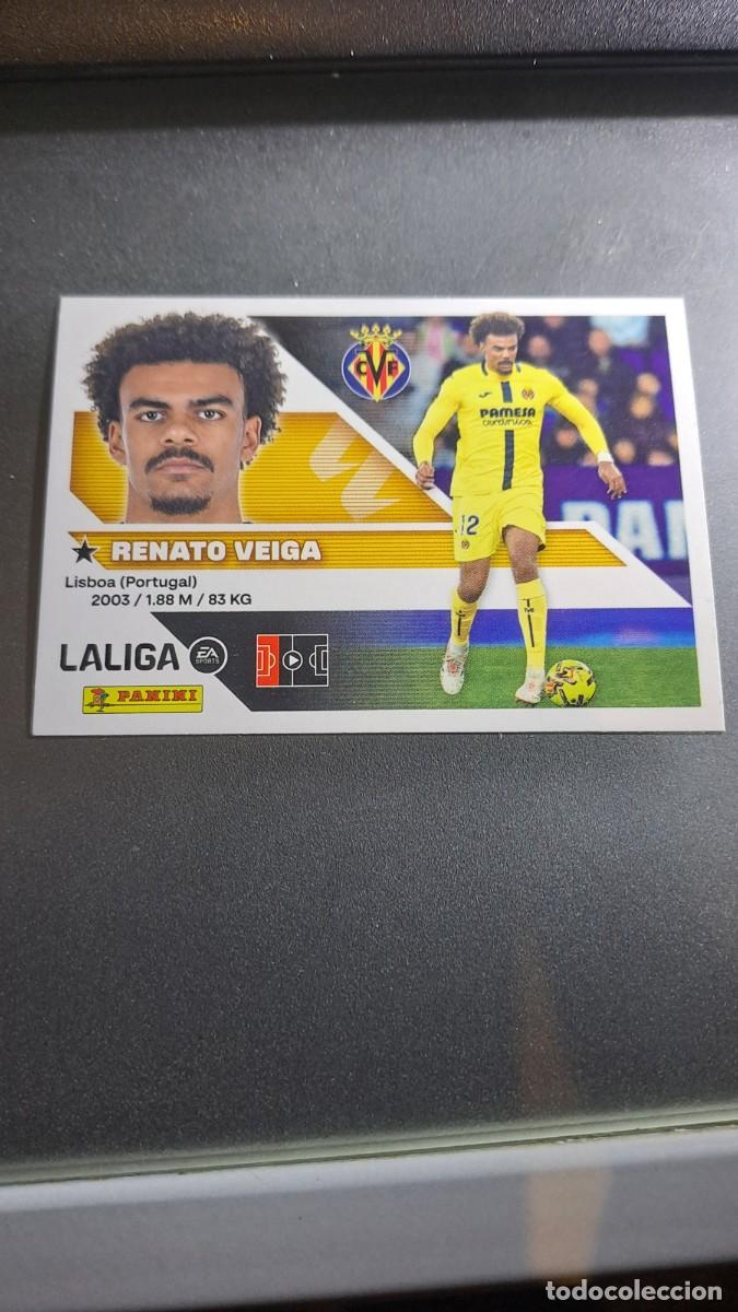 Coleccionismo cromos antiguos: CROMO RENATO VEIGA 9 VILLARREAL LIGA 2026 2027 26 27 ESTE PANINI NUNCA PEGADO