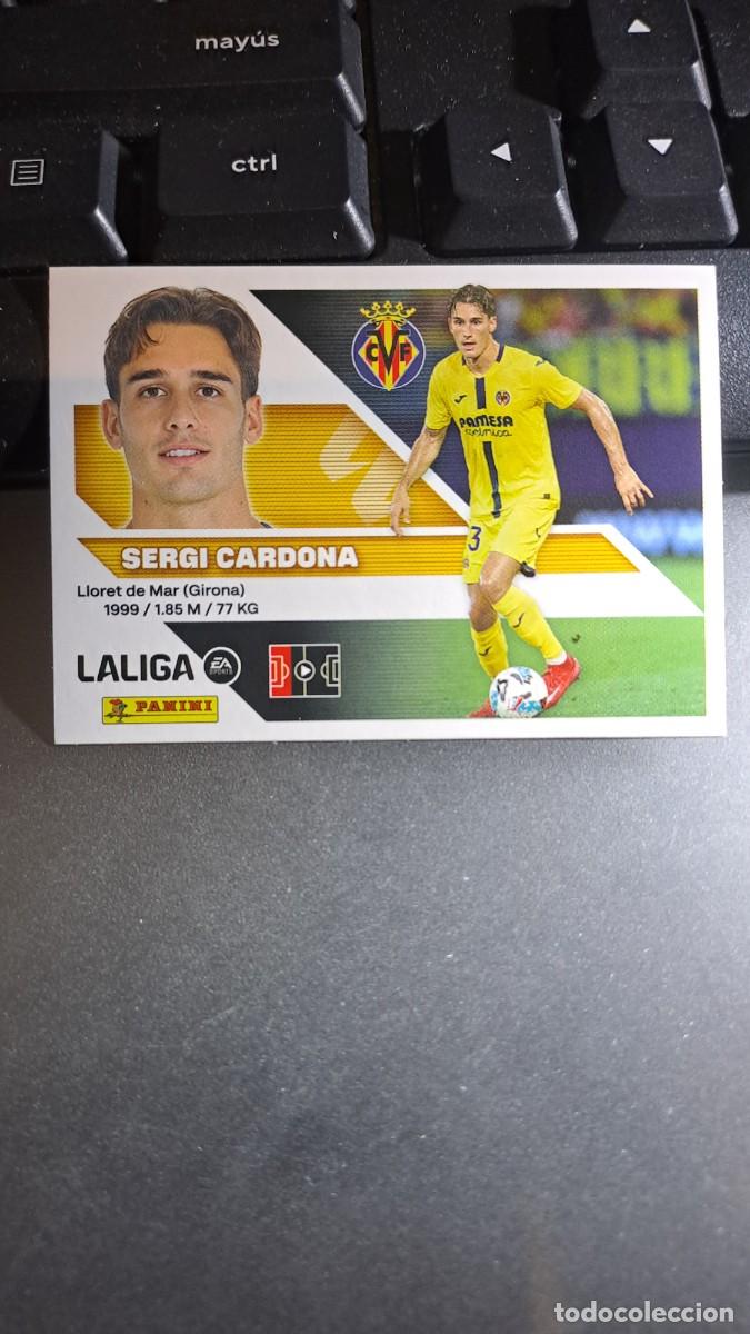 Coleccionismo cromos antiguos: CROMO SERGI CARDONA 10 VILLARREAL LIGA 2026 2027 26 27 ESTE PANINI NUNCA PEGADO