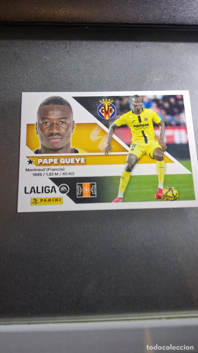 Coleccionismo cromos antiguos: CROMO PAPE GUEYE 11 VILLARREAL LIGA 2026 2027 26 27 ESTE PANINI NUNCA PEGADO