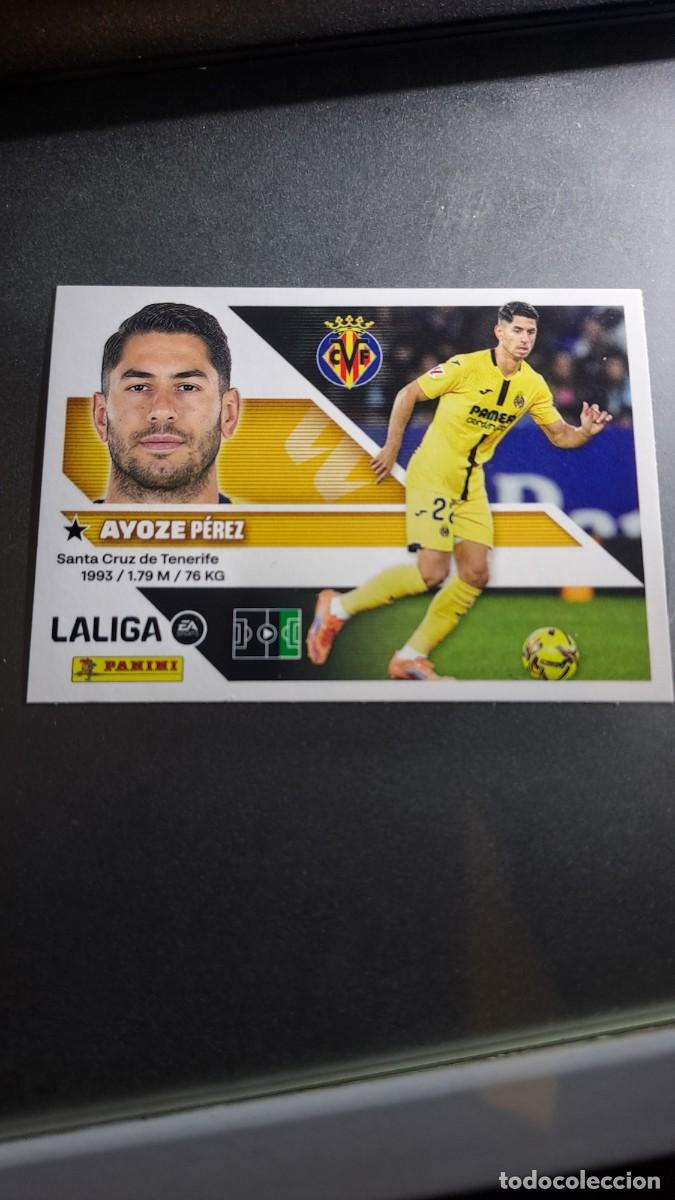 Coleccionismo cromos antiguos: CROMO AYOZE 17 VILLARREAL LIGA 2026 2027 26 27 ESTE PANINI NUNCA PEGADO