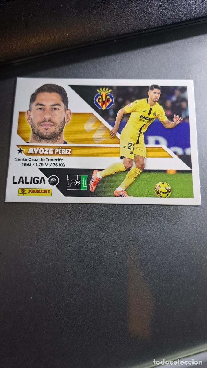 Coleccionismo cromos antiguos: CROMO AYOZE 17 VILLARREAL LIGA 2026 2027 26 27 ESTE PANINI NUNCA PEGADO