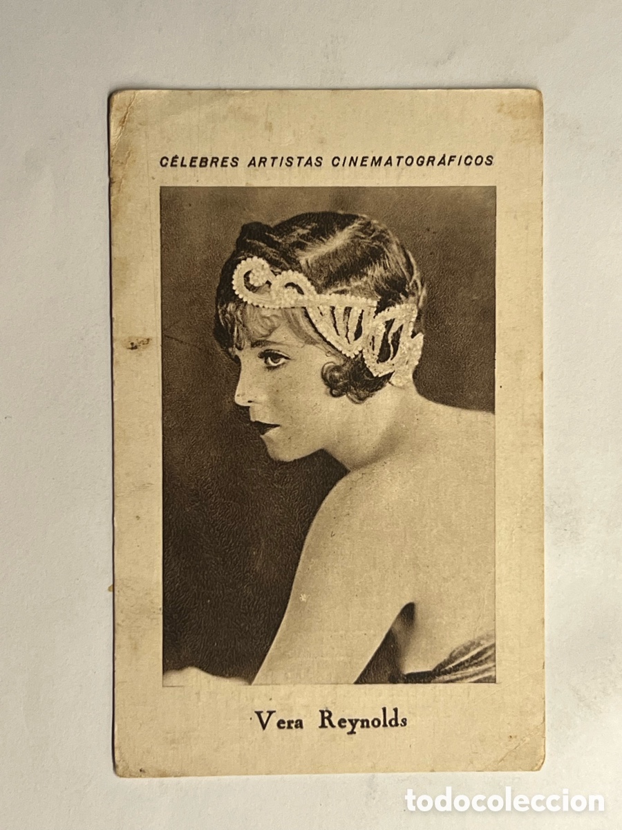Collezionismo Figurine antiche: VERA REYNOLDS. CELEBRES ARTISTAS CINEMATOGR&Aacute;FICOS. Serie F, No.2, JUNCOSA