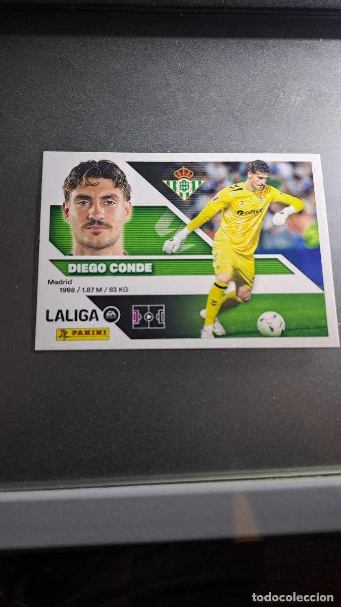 Coleccionismo cromos antiguos: CROMO DIEGO CONDE 4 BIS COLOCA BETIS LIGA 2026 2027 26 27 ESTE PANINI NUNCA PEGADO
