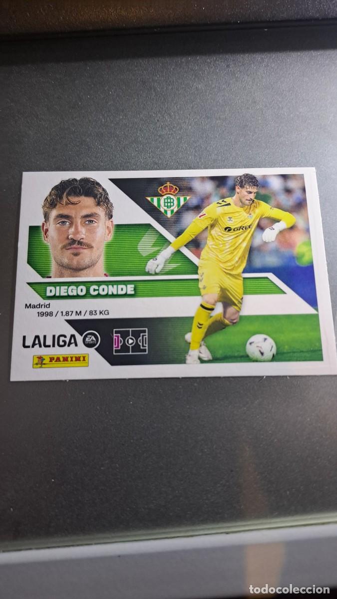 Coleccionismo cromos antiguos: CROMO DIEGO CONDE 4 BIS COLOCA BETIS LIGA 2026 2027 26 27 ESTE PANINI NUNCA PEGADO