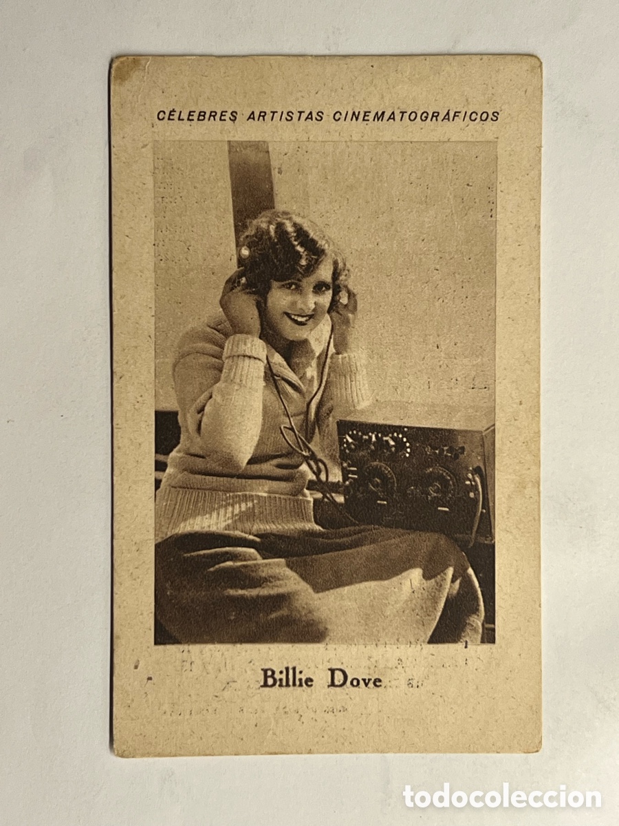 Collectable Antique Stickers: BILLIE DOVE.. CELEBRES ARTISTAS CINEMATOGR&Aacute;FICOS. Serie F, No.4, JUNCOSA