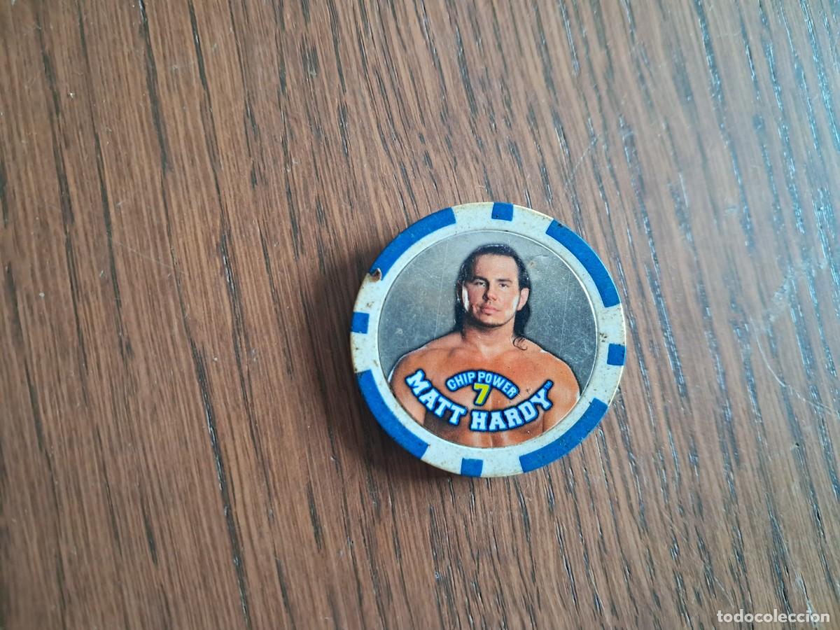 Coleccionismo cromos antiguos: COLECCI&Oacute;N TAZOS , TAZO , PLASTICO DURO , MASTERTAZO , WWE MATT HARDY, A&Ntilde;O 2008