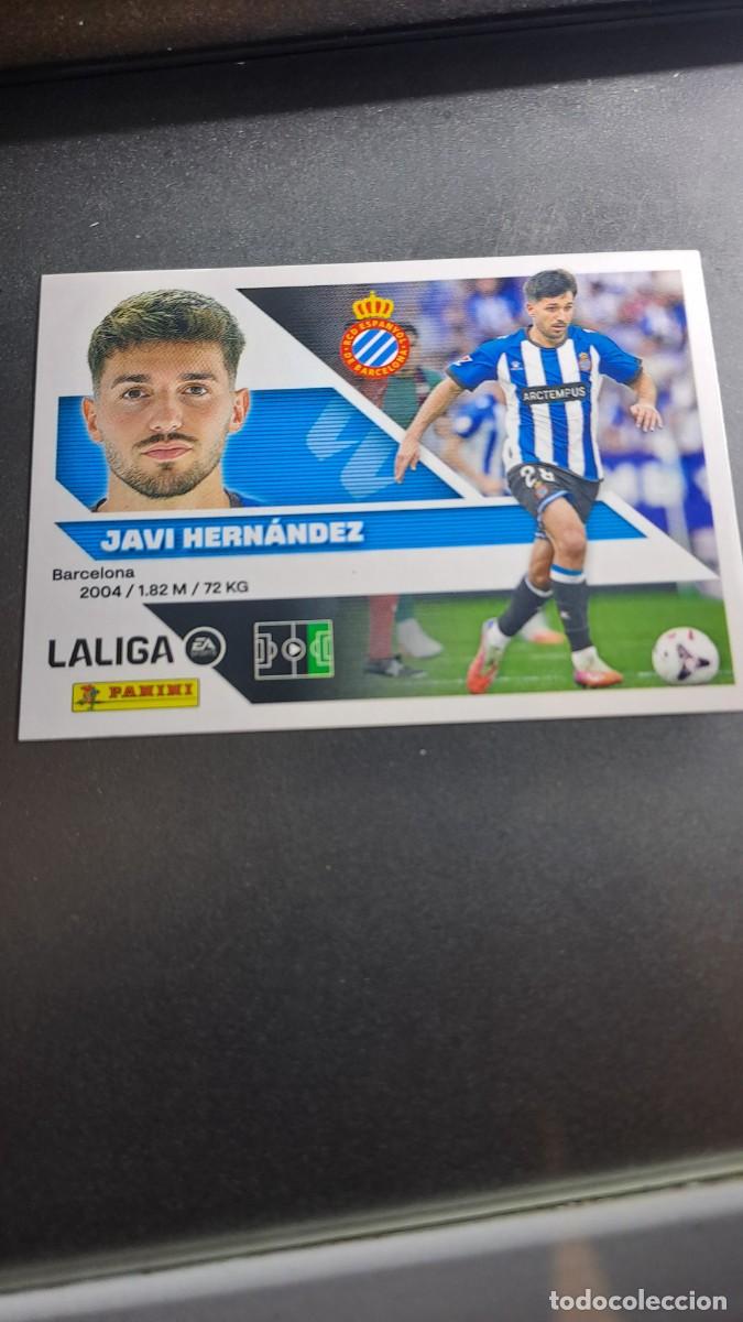 Coleccionismo cromos antiguos: CROMO JAVI HERNANDEZ 15 BIS COLOCA ESPANYOL LIGA 2026 2027 26 27 ESTE PANINI NUNCA PEGADO