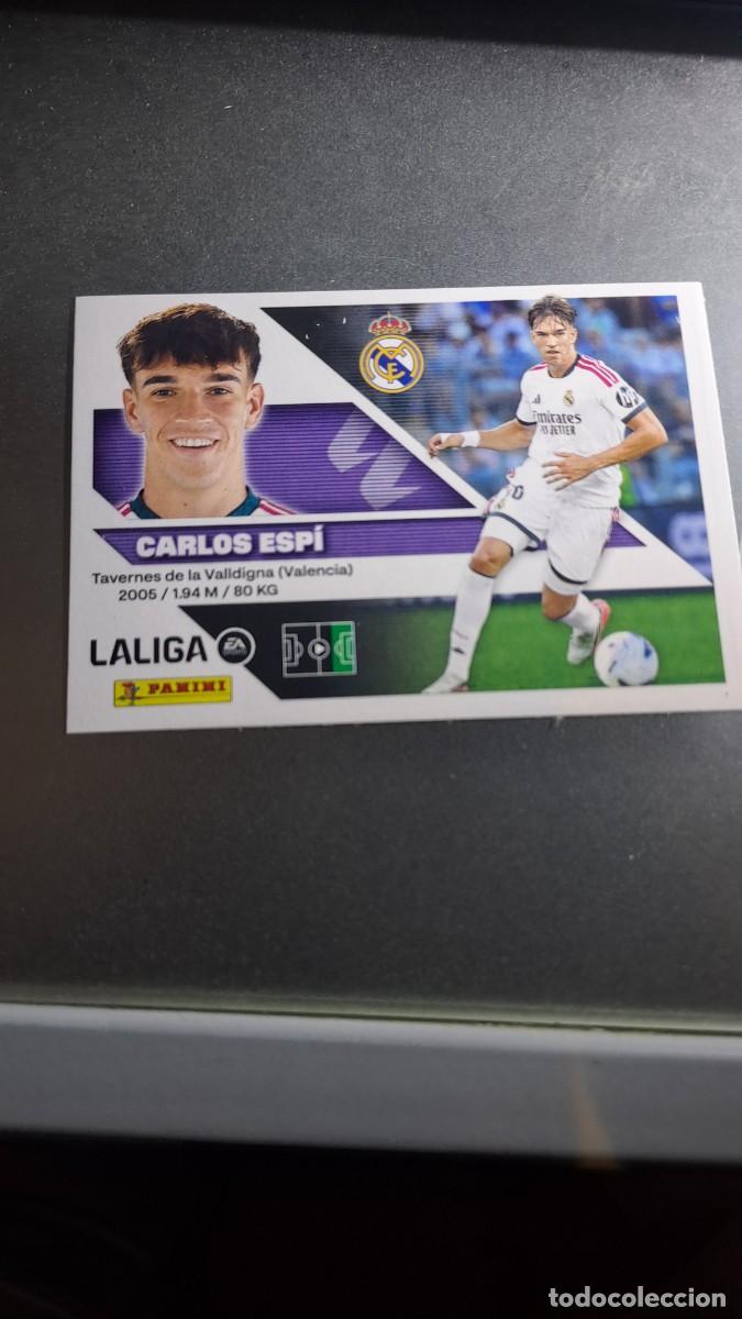 Coleccionismo cromos antiguos: CROMO CARLOS ESPI 17 BIS COLOCA REAL MADRID LIGA 2026 2027 26 27 ESTE PANINI NUNCA PEGADO