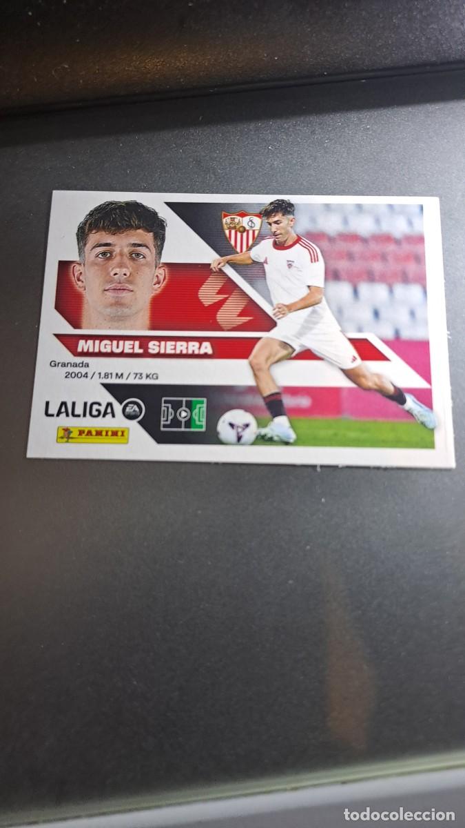 Coleccionismo cromos antiguos: CROMO MIGUEL SIERRA 19 BIS COLOCA SEVILLA LIGA 2026 2027 26 27 ESTE PANINI NUNCA PEGADO