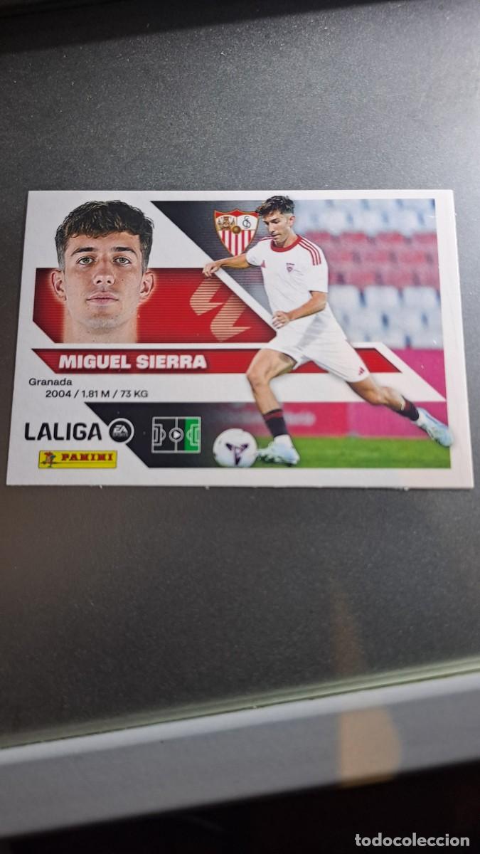 Coleccionismo cromos antiguos: CROMO MIGUEL SIERRA 19 BIS COLOCA SEVILLA LIGA 2026 2027 26 27 ESTE PANINI NUNCA PEGADO