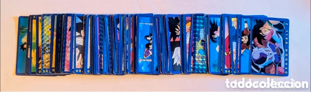 Coleccionismo cromos antiguos: Lote cromos cartas Dragon Ball Z. Cromos Serie 1 Azul. Panini. 1989