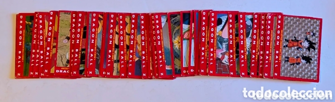 Coleccionismo cromos antiguos: Lote cromos cartas Dragon Ball Z. Cromos Serie 4 Roja. Panini. 1989