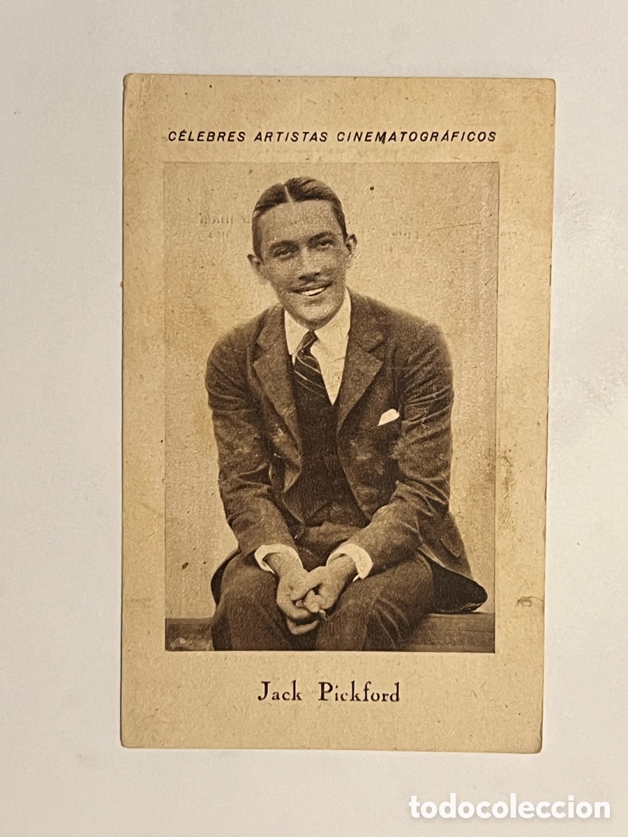 Sammeln alte Sammelbilder: JACK PICKFORD.. CELEBRES ARTISTAS CINEMATOGR&Aacute;FICOS. Serie E, No.8, JUNCOSA