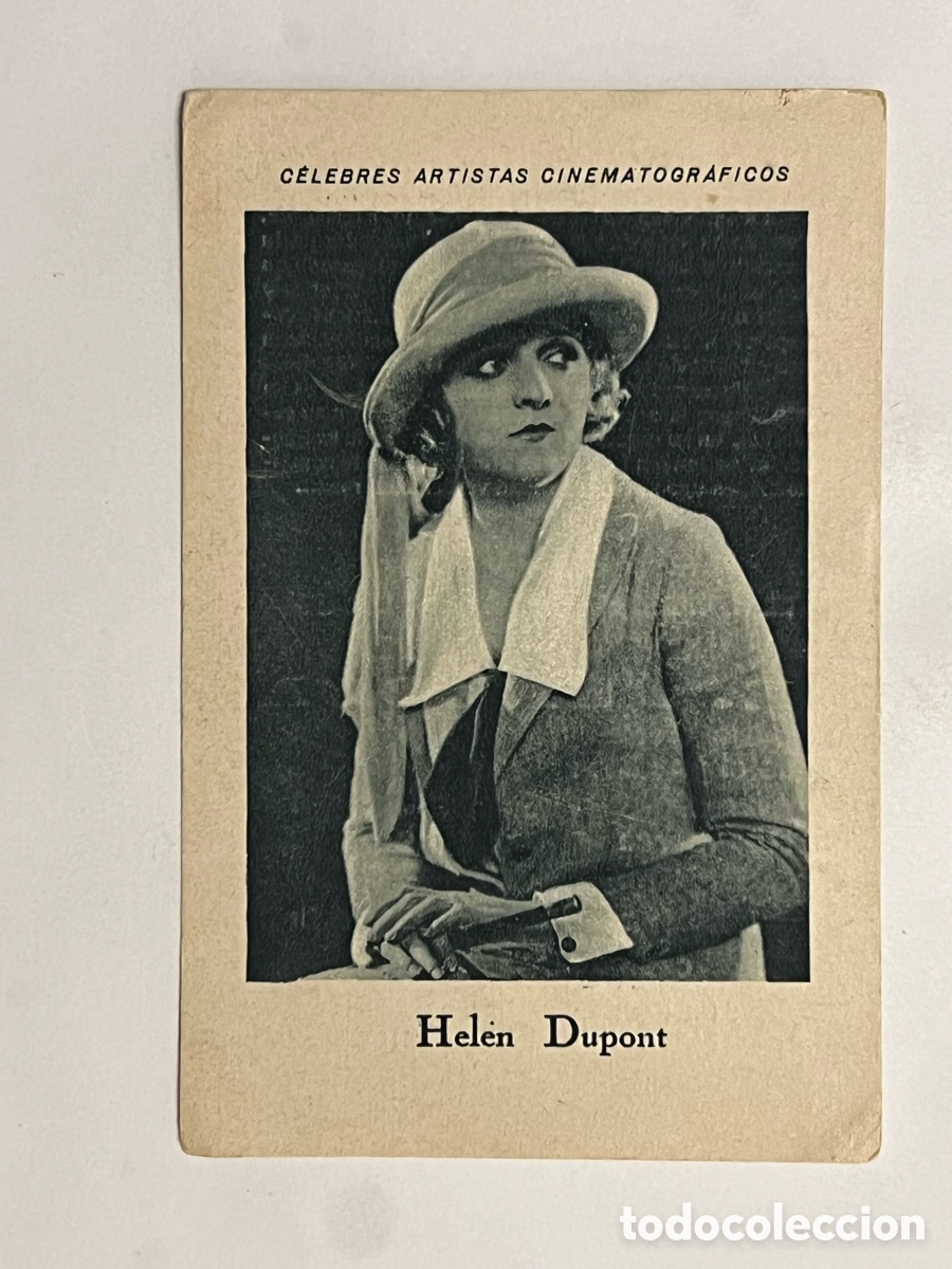 Sammeln alte Sammelbilder: HELEN DUPONT.. CELEBRES ARTISTAS CINEMATOGR&Aacute;FICOS. Serie D. No.3, JUNCOSA