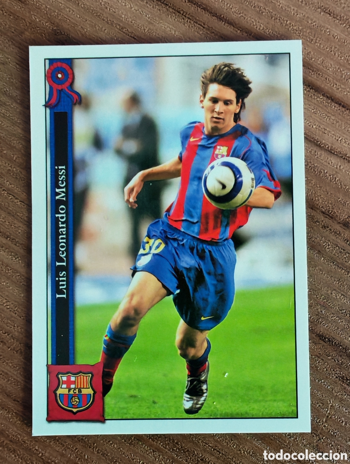 Coleccionismo cromos antiguos: MESSI FC BARCELONA 602 LAS FICHAS DE LA LIGA 2006 MUNDICROMO 2005/06