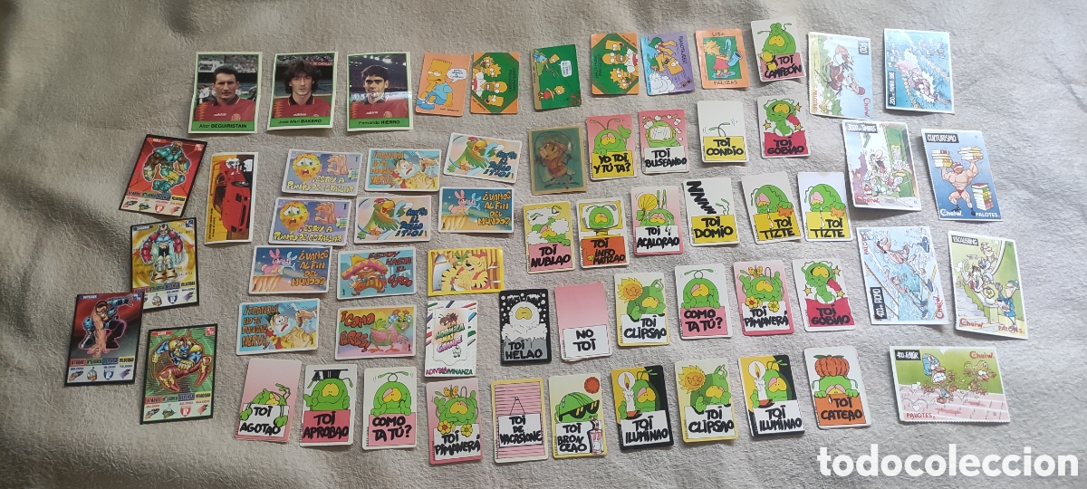 Coleccionismo cromos antiguos: Lote de art&iacute;culos Promocionales - Bollycao , Palotes , Kellog , Danone