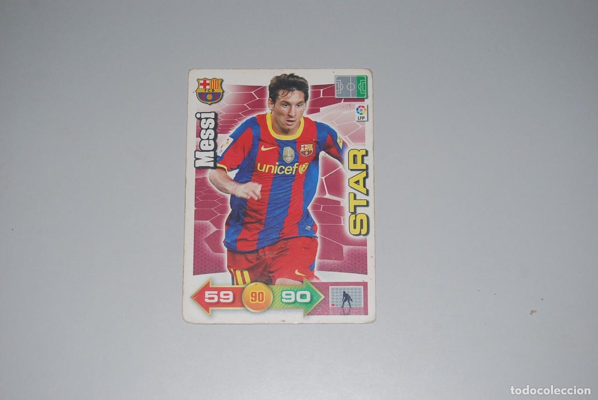 Coleccionismo cromos antiguos: LIONEL MESSI STAR ADRENALYN XL LIGA BBVA 2010-2011 10-11 PANINI (VER FOTOS)
