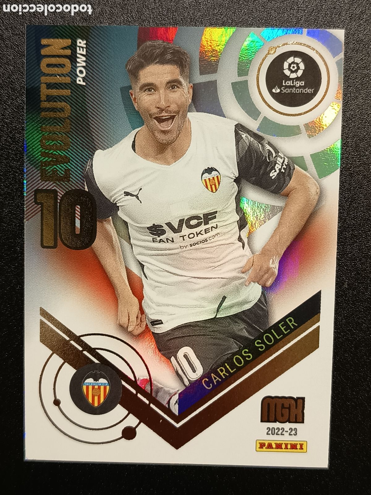 Coleccionismo cromos antiguos: CROMO CARD MEGACRACKS 2022-23 PANINI EVOLUTION POWER CALOS SOLER P378