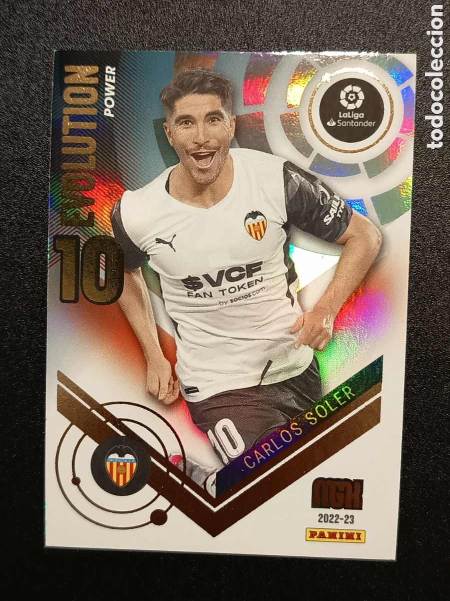 Coleccionismo cromos antiguos: CROMO CARD MEGACRACKS 2022-23 PANINI EVOLUTION POWER CALOS SOLER P378