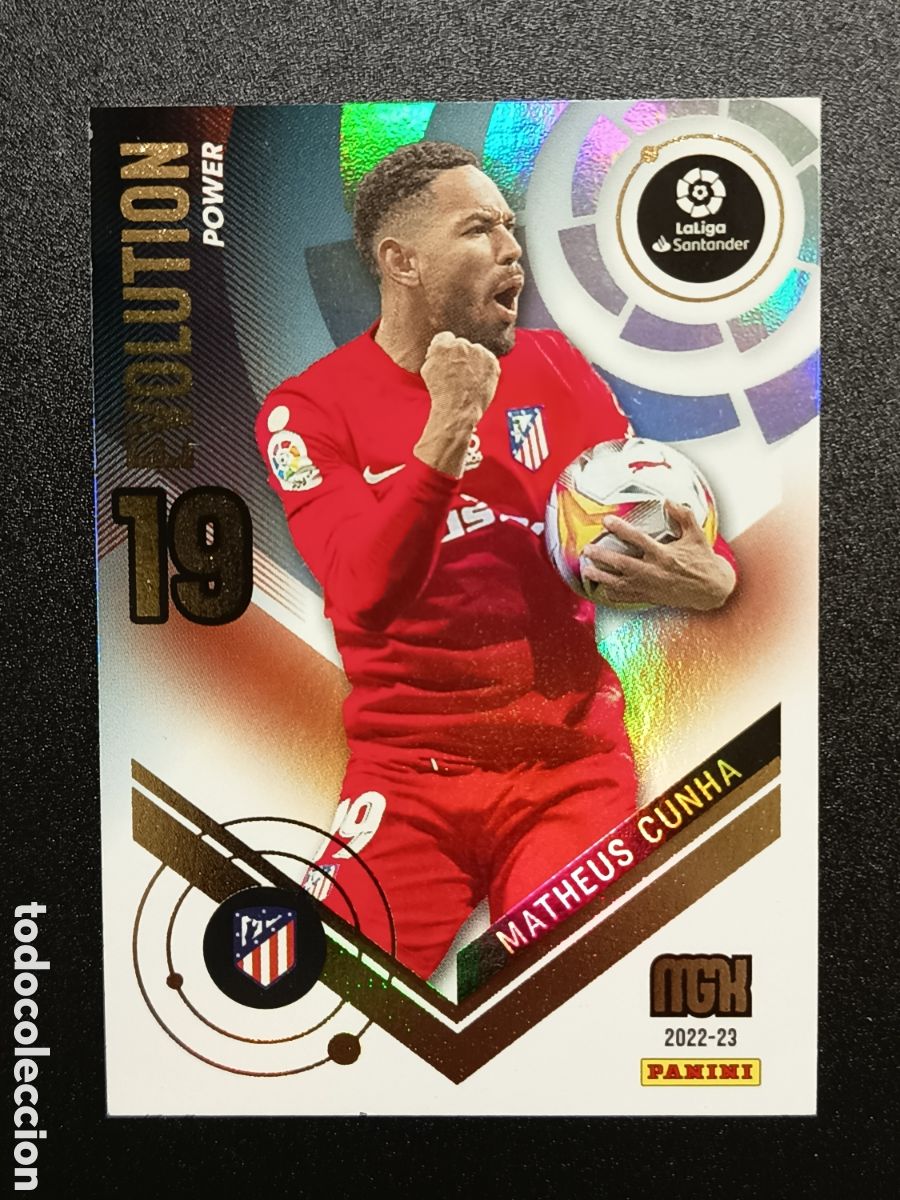 Coleccionismo cromos antiguos: CROMO CARD MEGACRACKS 2022-23 PANINI EVOLUTION POWER MATHEUS CUNHA P394