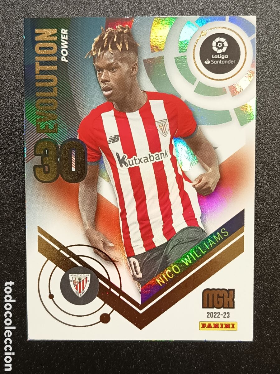 Coleccionismo cromos antiguos: CROMO CARD MEGACRACKS 2022-23 PANINI EVOLUTION POWER NICO WILLIAMS P396