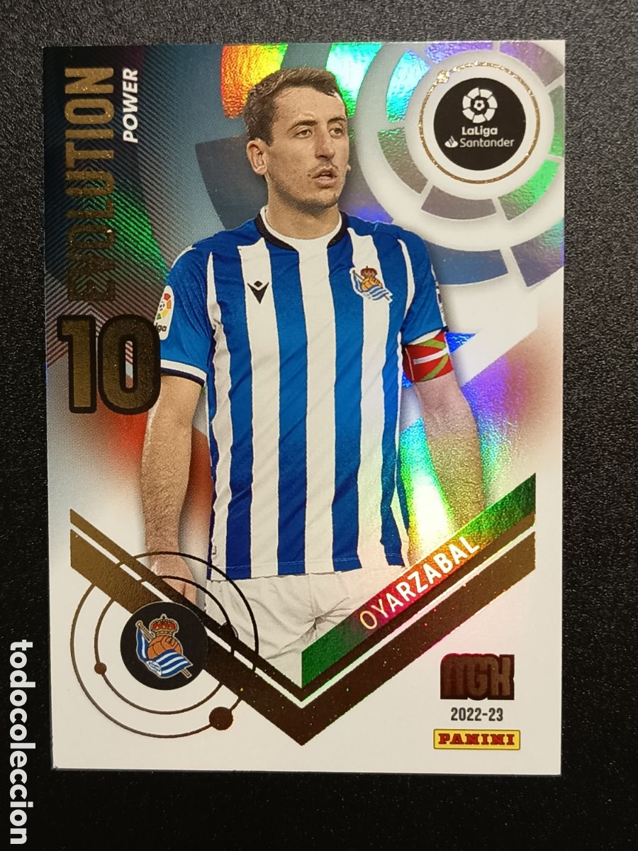 Coleccionismo cromos antiguos: CROMO CARD MEGACRACKS 2022-23 PANINI EVOLUTION POWER OYARZABAL P398