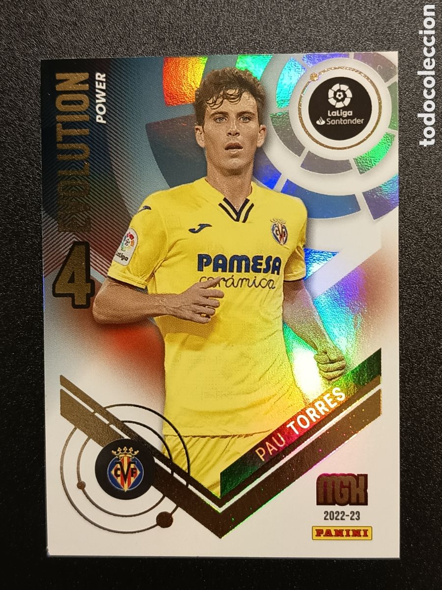 Coleccionismo cromos antiguos: CROMO CARD MEGACRACKS 2022-23 PANINI EVOLUTION POWER PAU TORRES P399