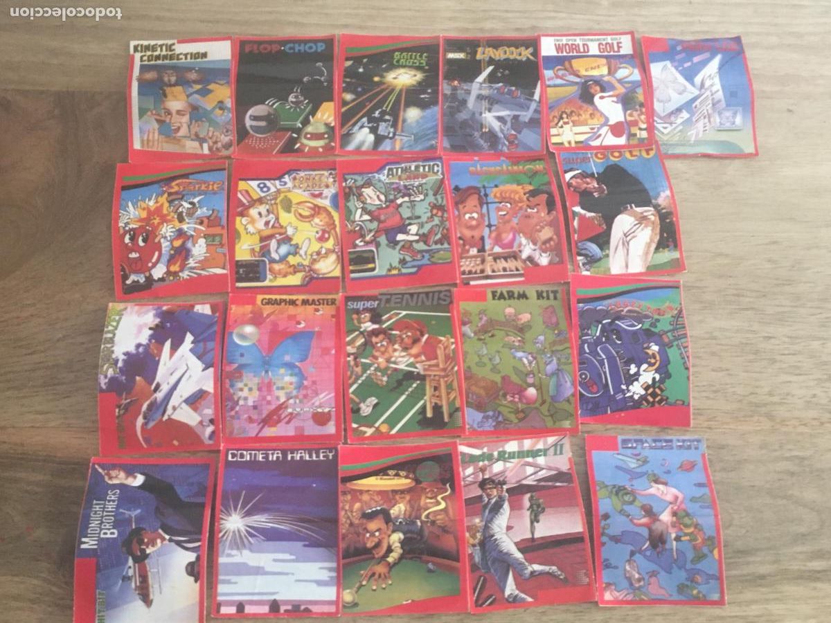 Coleccionismo cromos antiguos: bollycao sony videojuegos lote 21 cromos diferentes nunca pegados