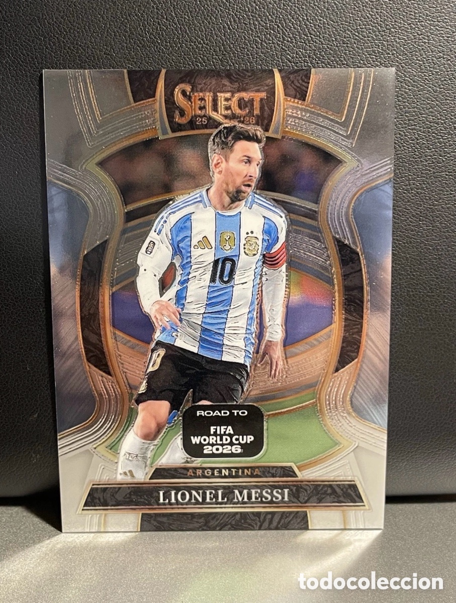 Coleccionismo cromos antiguos: Panini Select Road to FIFA World Cup 2026 Lionel Messi #56 Terrace Argentina