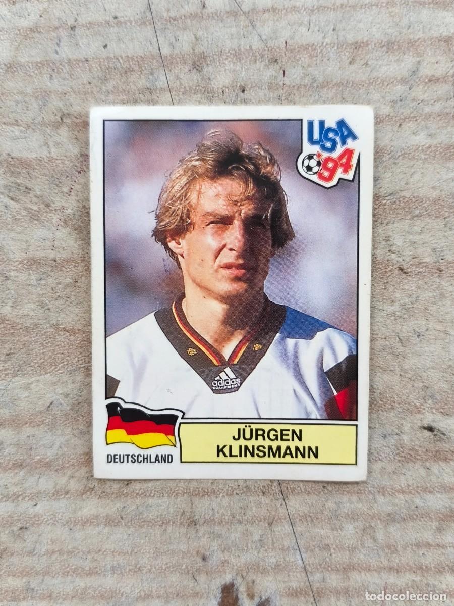 Coleccionismo cromos antiguos: Cromo Jurgen Klinsmann 183 - USA 94 - Panini - Sin Pegar