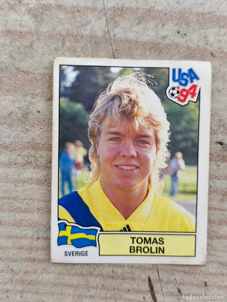 Coleccionismo cromos antiguos: Cromo Tomas Brolin 164 - USA 94 - Panini - Sin Pegar