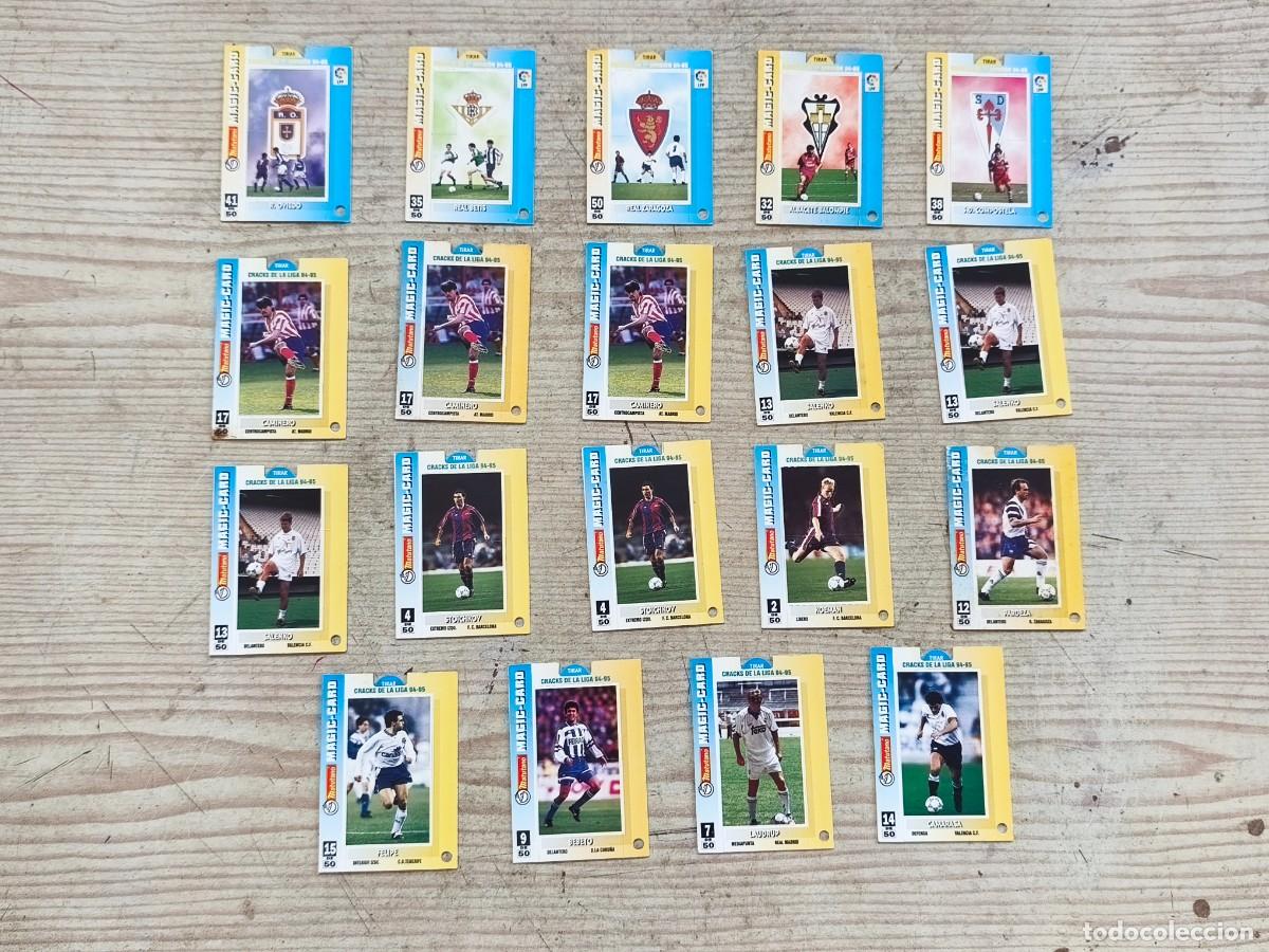 Coleccionismo cromos antiguos: Lote 19 Magic-Cards - Cracks de la Liga 94-95 - Matutano