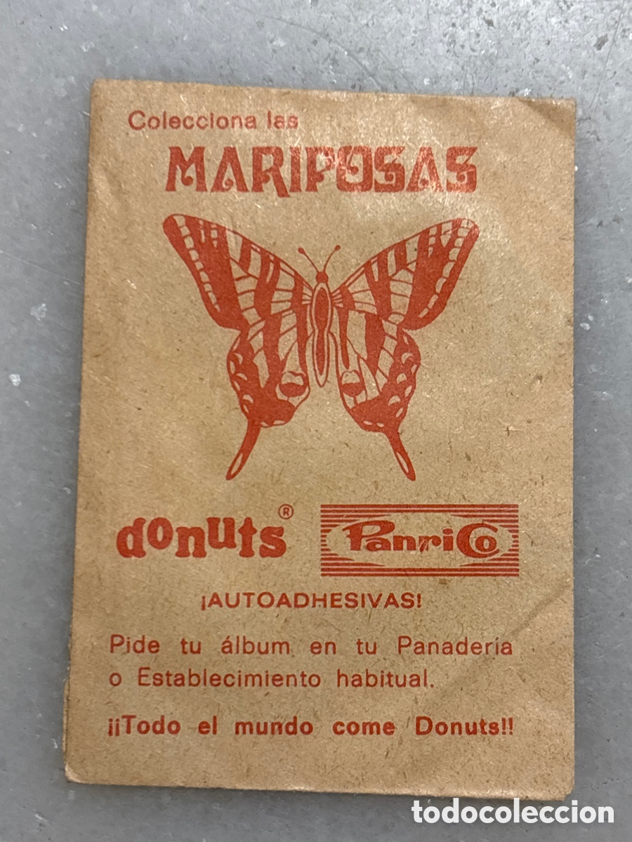 Collectable Antique Stickers: Sobre cromos de mariposas de Panrico