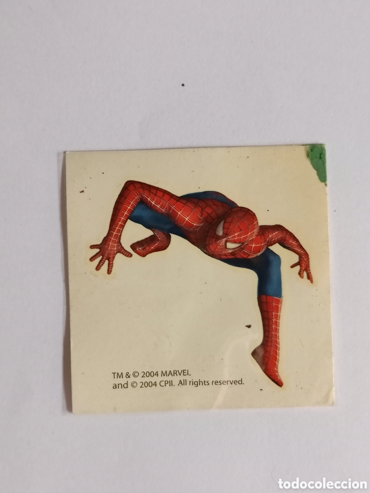 Collectionnisme Cartes &agrave; collectionner anciennes: Cromo tattoo Spiderman Marvel 2004 bollycao