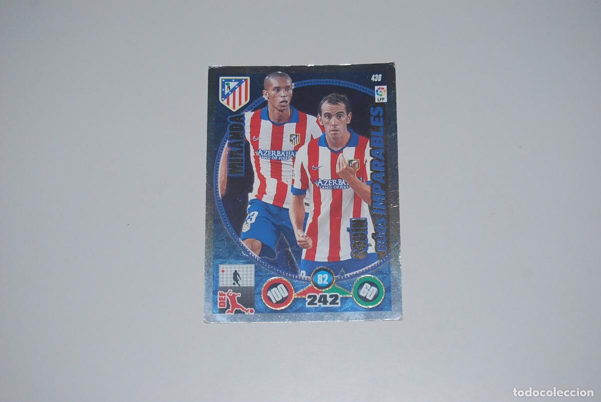 Coleccionismo cromos antiguos: DUOS IMPARABLES N&ordm; 436 MIRENDA-CODIN ADRENALYN XL LIGA BBVA 2014-2015 14-15 PANINI