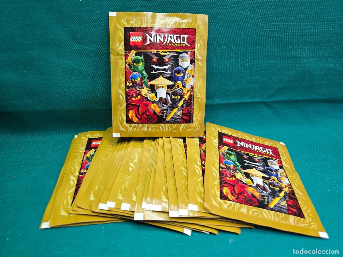 Coleccionismo cromos antiguos: LOTE DE 24 SOBRES CERRADOS DE LEGO NINJAGO LEGACY