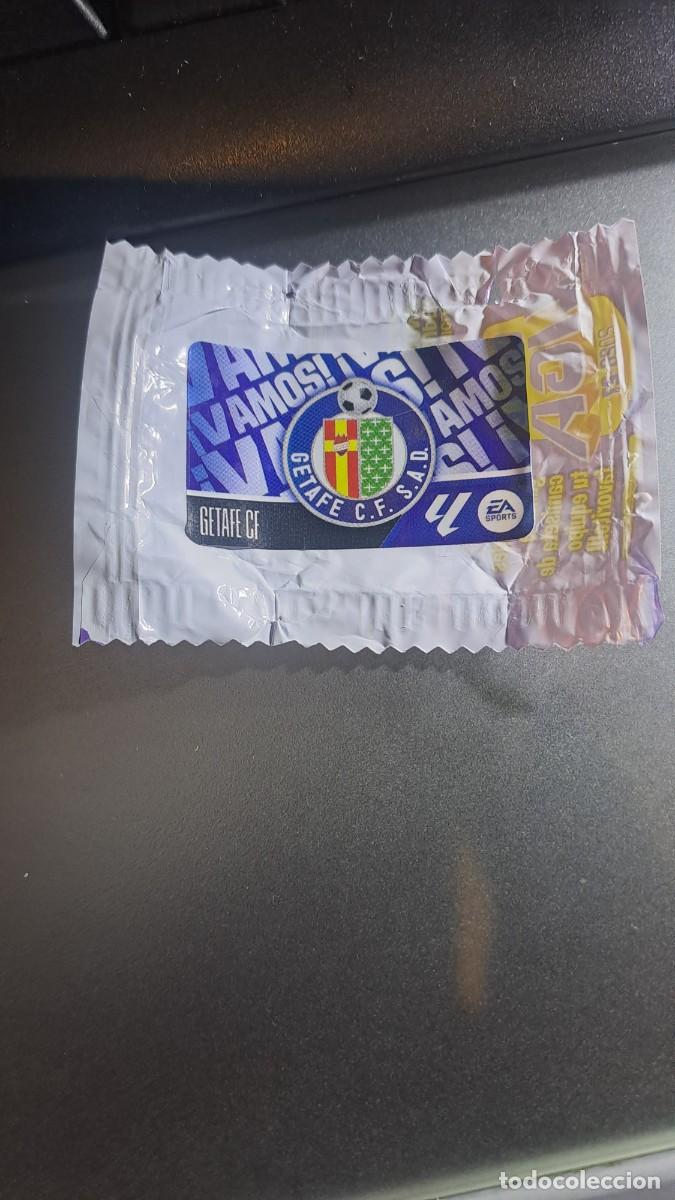 Coleccionismo cromos antiguos: CROMO ESCUDO GETAFE CHICLE LIGA 2026 2027 26 27 ESTE PANINI NUNCA PEGADO