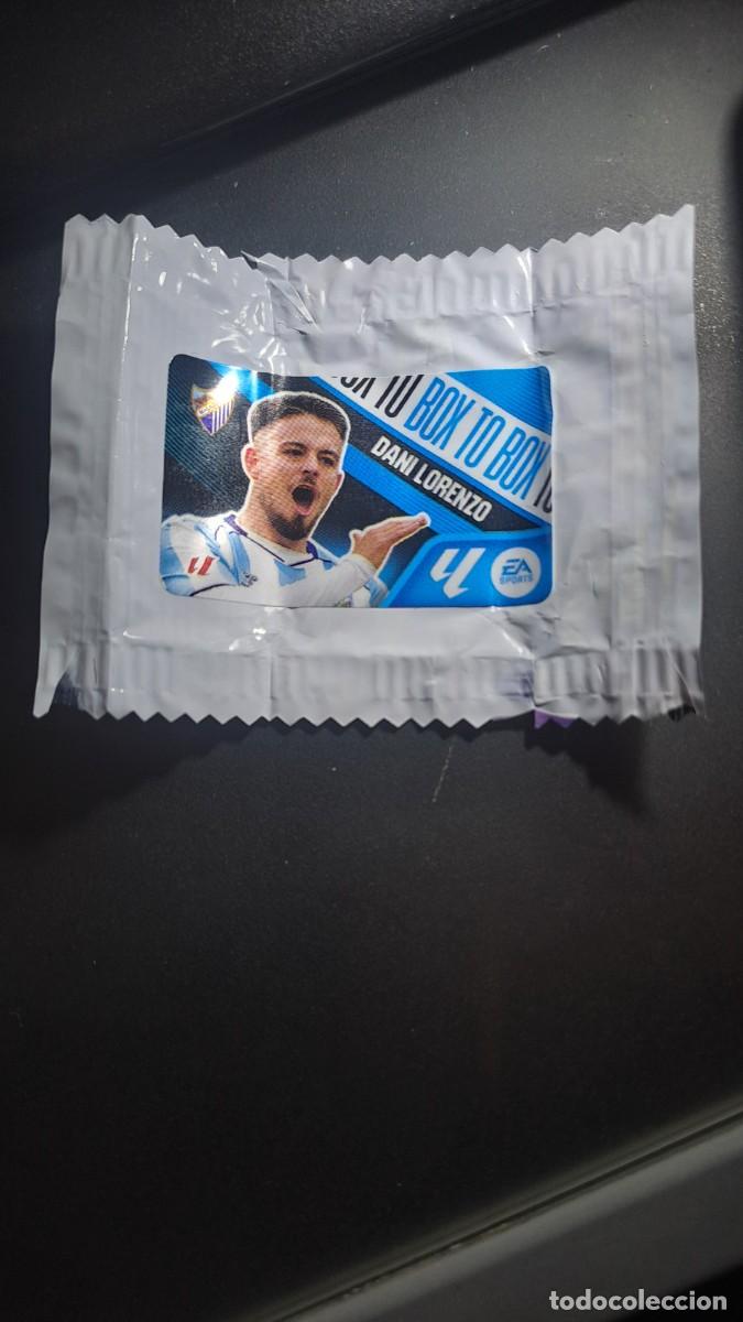 Coleccionismo cromos antiguos: CROMO DANI LORENZO BOX TO BOX MALAGA CHICLE LIGA 2026 2027 26 27 ESTE PANINI NUNCA PEGADO
