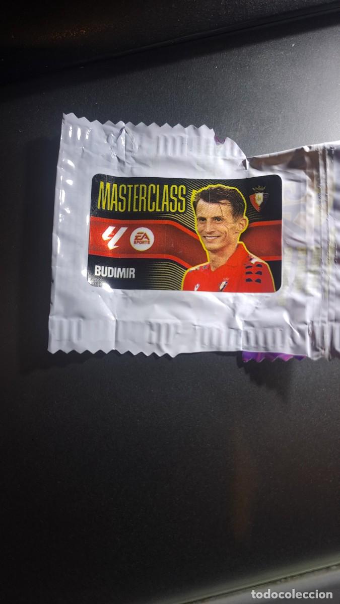 Coleccionismo cromos antiguos: CROMO BUDIMIR MASTERCLASS OSASUNA CHICLE LIGA 2026 2027 26 27 ESTE PANINI NUNCA PEGADO