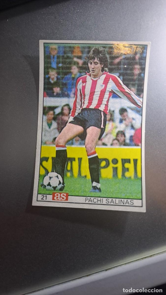 Coleccionismo cromos antiguos: CROMO PATXI PACHI SALINAS 21 ATHLETIC CLUB DE BILBAO LIGA 1986 1987 86 87 DIARIO AS ASES DESPEGADO