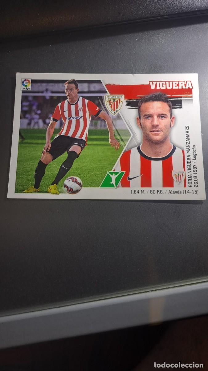 Coleccionismo cromos antiguos: CROMO VIGUERA 18 ATHLETIC CLUB DE BILBAO LIGA 2015 2016 15 16 ESTE PANINI NUNCA PEGADO