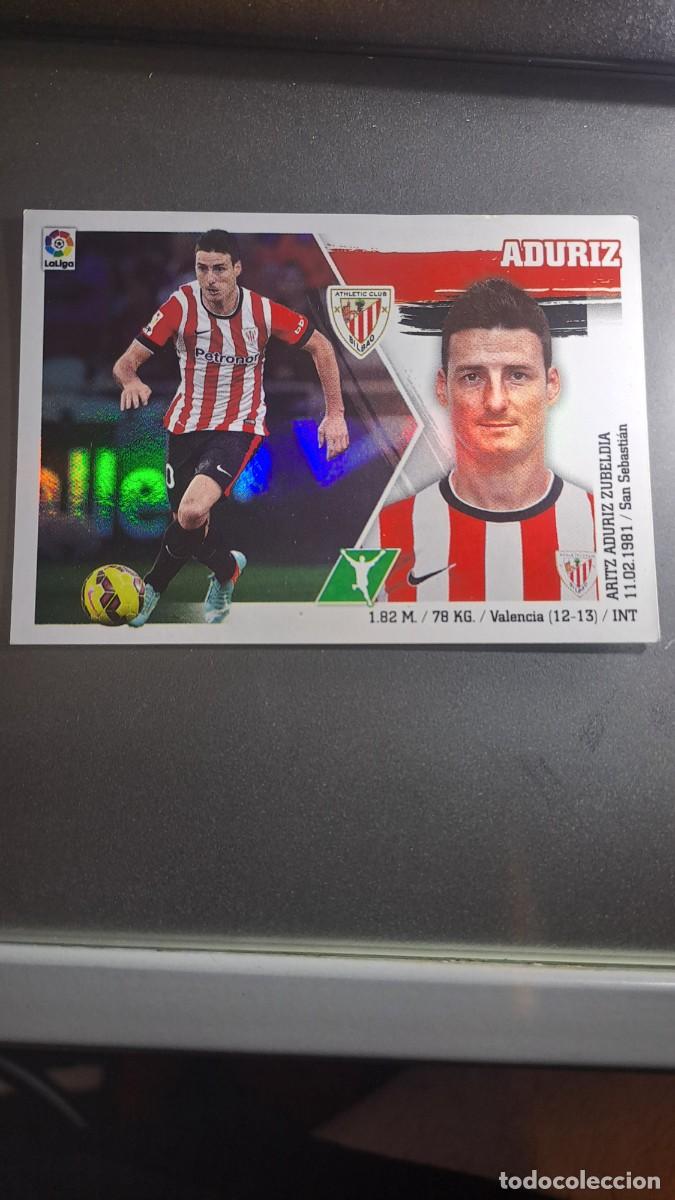 Coleccionismo cromos antiguos: CROMO ADURIZ 19 ATHLETIC CLUB DE BILBAO LIGA 2015 2016 15 16 ESTE PANINI NUNCA PEGADO