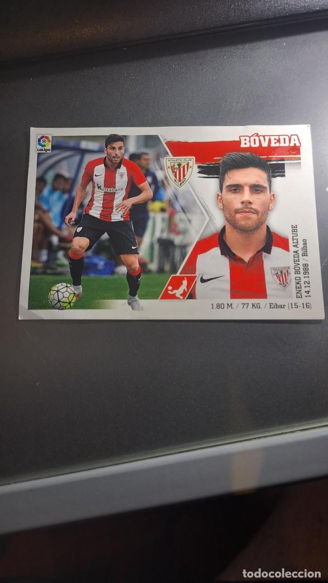 Coleccionismo cromos antiguos: CROMO BOVEDA 21 ATHLETIC CLUB DE BILBAO LIGA 2015 2016 15 16 ESTE PANINI NUNCA PEGADO